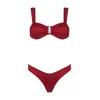 Acuarela Brand Bikini Royale U Brazilian Bikini Set rubin rdeča