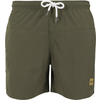 Urban Classics Kratke kopalne hlače Block Swim, zelena
