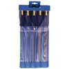 Set orodnih pil BLU-DAN Chrominox 5-delni fini /200 mm
