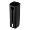 Plastic sleeve for food storage containers, 10.4 x 10.4 x 28 cm, black