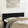 Vidaxl vidaXL Vzglavja za posteljo, 2 kosa, črna, 72x5x78/88 cm, žamet
