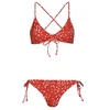 Roxy  PT BEACH CLASSICS STRAPPY SET  Rdeča