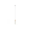 Luster na sajli SIMON 1xE27/60W/230V bela