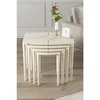 Hanah Home set od 4 umetnutih stočića Lyon, krem