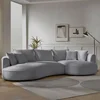 ATELIER DEL SOFA Ugaona garnitura Venedik Right Grey