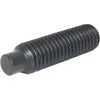 Vijak M5x35 brez glave, črne barve, DIN 915, 20 kosov