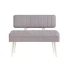 HANAH HOME Trpezarijska klupa Vina 0701 1 WhiteGrey