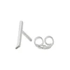 Design Letters  Srebrni uhan