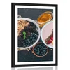 Plakat s paspartujem okusni müsli - 20x30 white