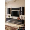 Hanah Home TV komoda Ilay, antracit / srebrna