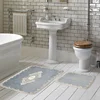 Lessentiel Maison Set 2 prostirke za kupatilo Sivi