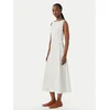 Tommy Hilfiger Vsakodnevna obleka WW0WW50041 Kremna Regular Fit