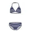 VIVID Bikini mornarska/bela