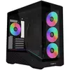Računalniško ohišje Lian Li Vector V100 MINI, Micro-ATX, kaljeno steklo, črno