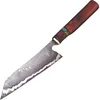 Damaskasti kuhinjski nož AR-38750 - Kiritsuke / Smeđa KP38750