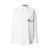 KARL LAGERFELD Srajca B1W11013 Bela Relaxed Fit
