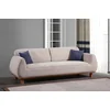 Atelier del Sofa Trosed Drop 3 Seater, 245x100x85cm, Sivi