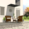 Den Zložljiva tenda 100x150 cm antracitna