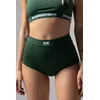 POMIRISHI BAMBOO UNDERWEAR Ženske duboke slip gaćice, Zelene