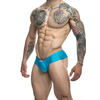 Justin+Simon Cheek Bikini Aqua M