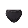 Calvin Klein Swimwear Bikini hlačke črna/bela