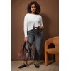 Trendyol Curve Ženska bluza Tbbaw26Af00119, Bela
