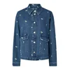 PIECES Bluza PCFlora moder denim/rumena/oliva/bela