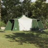 Tipi šator s krovom s pohranom Zelena 492 x 492 x 275 cm taft