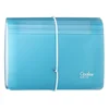 Organizator dokumentov z gumico PP DL Opaline (13 predelkov) prozorno moder