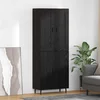 Highboard s ladicama 2 pcs Crni hrast 69,5 x 34 x 180 cm
