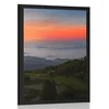Plakat večerni sončni zahod nad Tajsko - 60x90 no frame