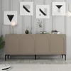 Hanah Home Komoda Lyon 79 Krem-Crna