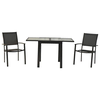 Gardenson Vrtni Set Milano, 3-delni, Raztegljiva Miza
