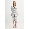 Guess Pletena obleka W5YK98 Z2YK2 Bela Slim Fit