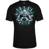 011Shop Muška majica kratkih rukava Nikola Tesla, Crna
