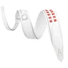 Levys Rebel Leather White/Red Pas za kitaro
