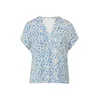 s.Oliver Bluza ecru / kraljevo modra / bela