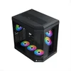 KSIGMATEK Case Atk Mid-Tover Cubi Black V/3Kstg, 6Ks120 mm Z20A Argb Galaki Ii