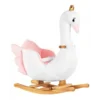 Kikka Boo Plišana igračka Swan White sa klackalicom i sedištem