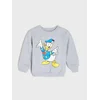 Sinsay - Pamučni duks sa okruglim izrezom i štampom Donald Duck - svetlo siva