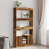 Visoka komoda boja staro drvo 92x33x180 cm konstruirano drvo