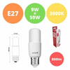 LED žarnica – sijalka stick E27 T37 9W toplo bela 3000K