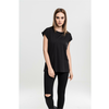 Urban Classics Curvy Majica Extended Shoulder, črna