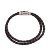 Zapestnica HUGO E-Doublebraid4 50552596 Rjava