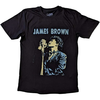 James Brown Majica Holding Mic Unisex Black XL