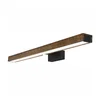 Brilagi-LED Kupatilsko osvetljenje za ogledalo WOODY MIRROR LED/12W/230V IP44 hrast/crna
