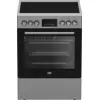 Beko Električni šporet FBE67310GX, 66l, Sivi
