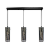 Luster na sajli PADOVA 3xE27/15W/230V crne boje