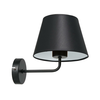 Zidna lampa ARDEN 1xE27/60W/230V crna/bela