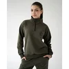 Innovation X Ženski Duks Half Zip - Maslinasti